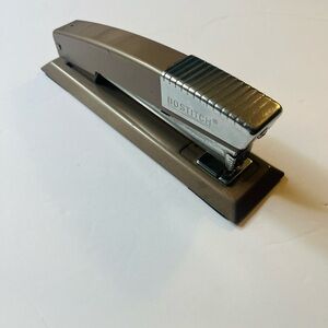 Vintage Silver and Brown Stapler
